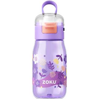 Zoku Kids Flip Gulp Bottle (16oz )- Purple