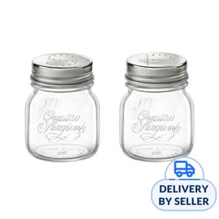 Bormioli Rocco Quattro Stagioni Glass Jars Pepper & Salt Lid