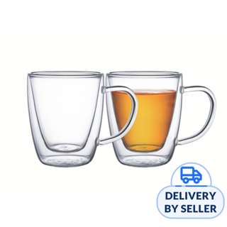 Tramontina 2pc. Double-Walled Tea/Coffee Cup Set 270ml Tramontina 2pc. Double-Walled Tea/Coffee Cup Set 270ml