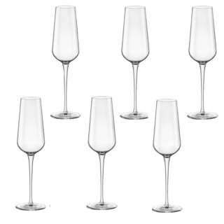 Bormioli Rocco Inalto Uno Champagne Flute Star Glass - 285ml