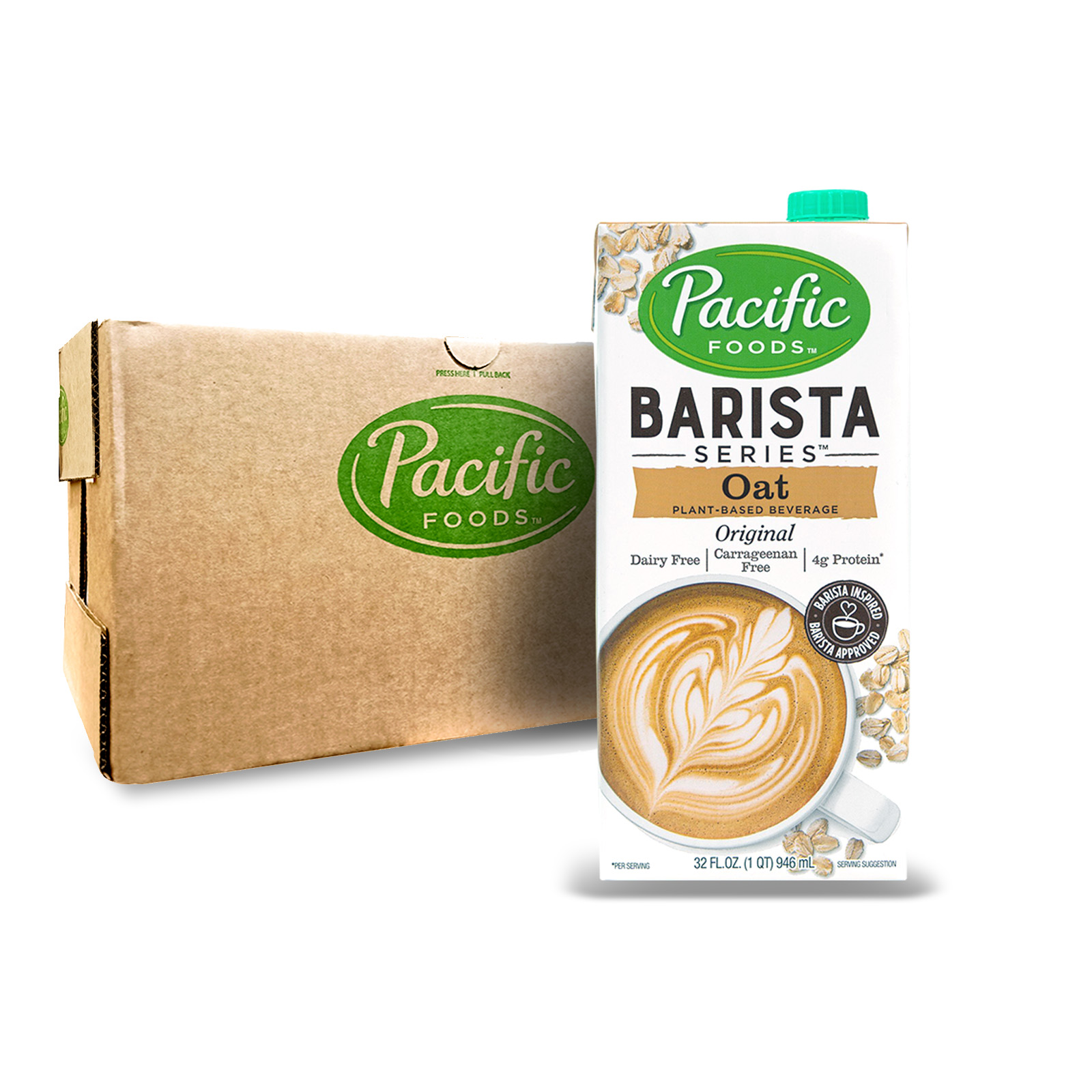 Pacific Foods Barista Series Oat Beverage 12 X 946ML NTUC FairPrice
