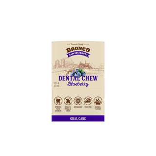 Bronco Dental Chew For Dogs - Blueberry (CTN)