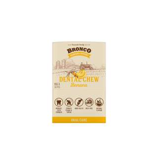 Bronco Dental Chew For Dogs - Banana (CTN)