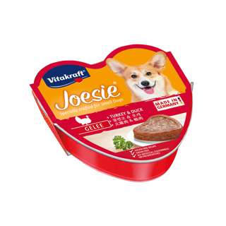 Vitakraft Joesie Hearts Turkey & Duck in Jelly Tray (CTN)
