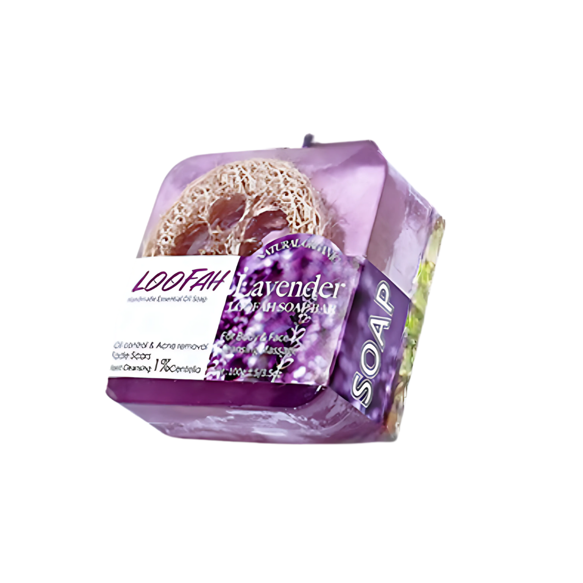 Loofah Handmade Natural Essential Oil Soap - Lavender