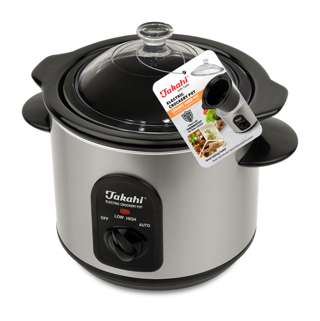 Takahi - 1.5L Electric Crockery Pot/Slow Cooker (1522/CR-WS)