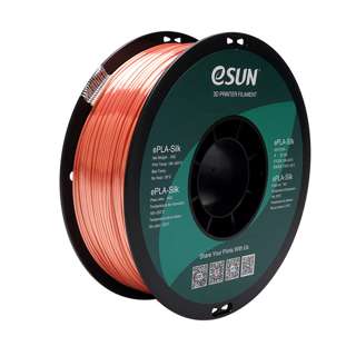 eSun Metal eSilk-PLA 1.75mm 1KG 3D Printer Filament-Rose Gold