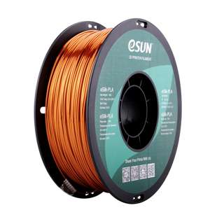 eSun Metal eSilk-PLA 1.75mm 1KG 3D Printer Filament - Copper