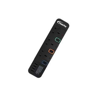 PowerPac Extension Socket 3way 3 meter with 4x USB (PP9113UB)