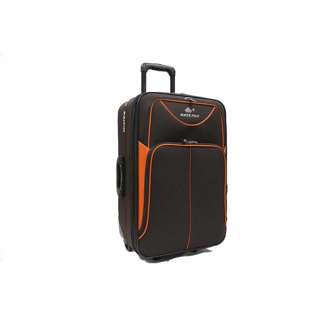 20" Softside Expandable Fabric Luggage 2 Cart Wheels - Brown