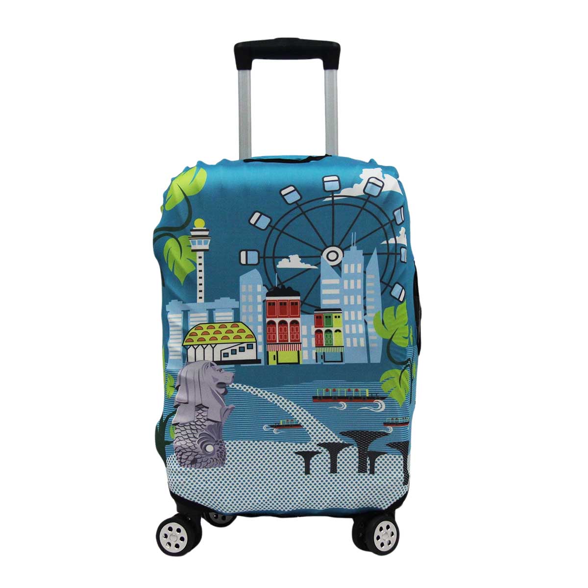 入手不可能！Telecarte用ケースFrance98 希少品 Small Elastic Luggage Cover - Singapore (19-21inch) | NTUC FairPrice