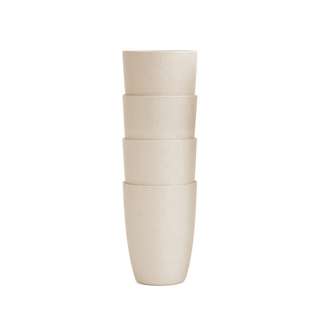 BEST Choice Beige Wheat Straw Cup Set BEST Choice Beige Wheat Straw Cup Set