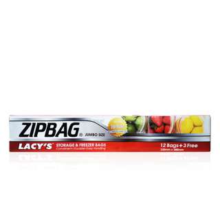 Lacys Zipbag Storage & Freezer Bags - Jumbo