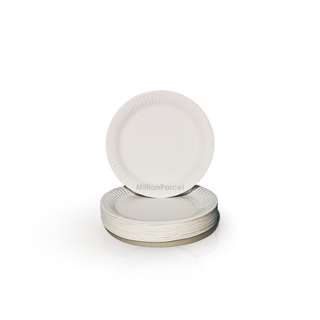 Grace Disposable White Paper Plate 18cm