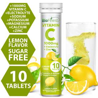 Biofinest Effervescent Vitamin C 1000mg Electrolyte Zinc Spor Biofinest Effervescent Vitamin C 1000mg Electrolyte Zinc Spor