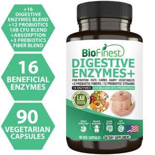 Biofinest Digestive Enzymes Supplement Prebiotics Probiotics