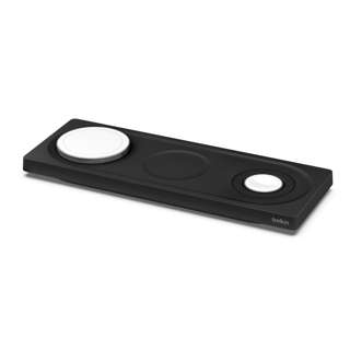 Belkin 3 In 1 Wireless Charging Pad With Magsafe Black