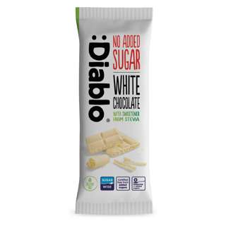 Diablo No Added Sugar White Chocolate Bar