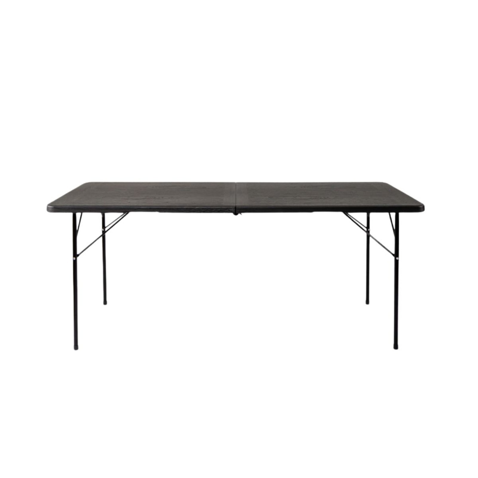 HOUZE 180cm/6ft HDPE Folding Table with Black Legs (Coal Grey