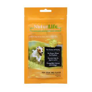 Naturlife Dog Snack - Fish Steak BBQ