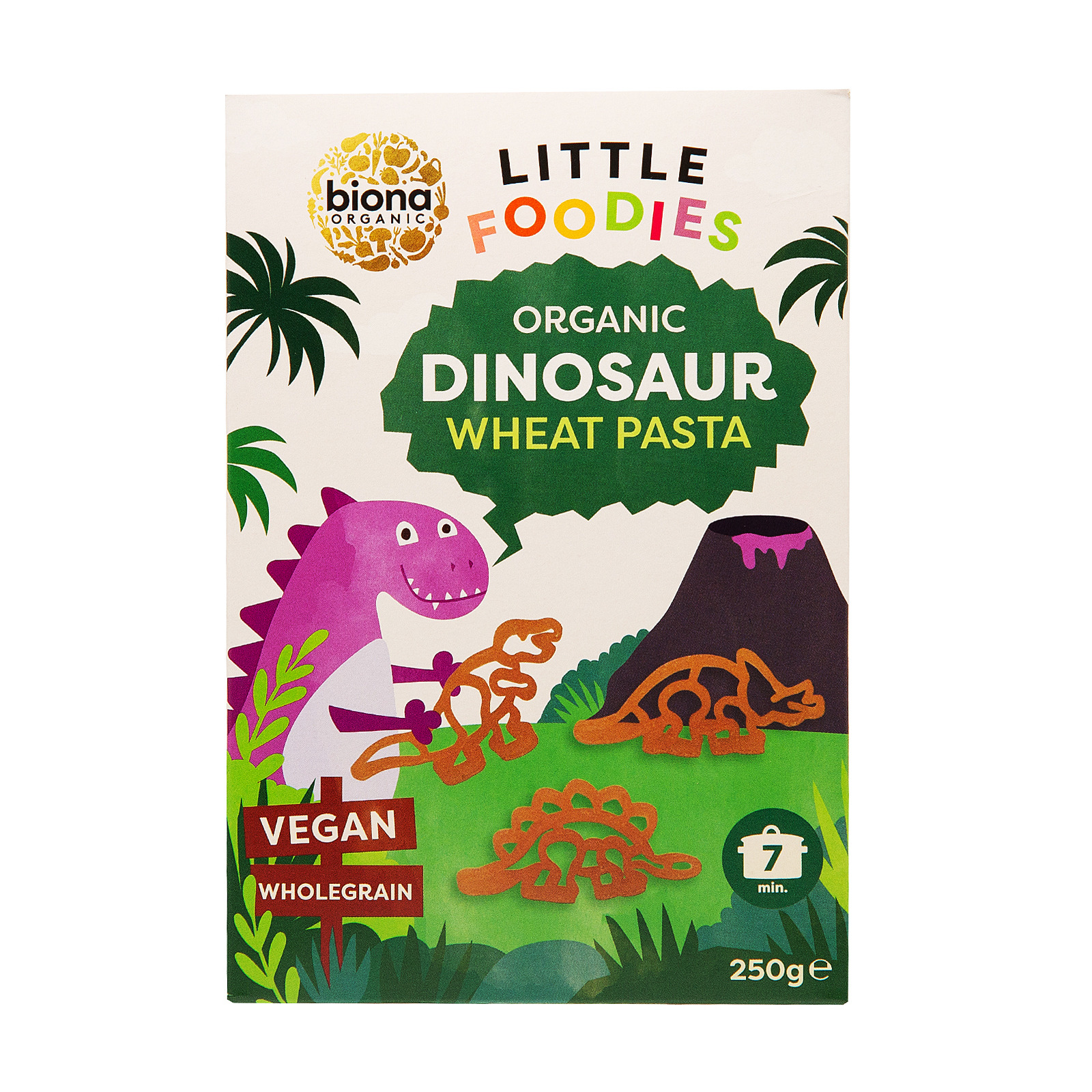 Biona Organic Little Foodies Whole Wheat Dinosaurs