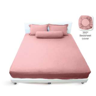 Silky Smooth Bedsheet 800TC | Queen - Pink