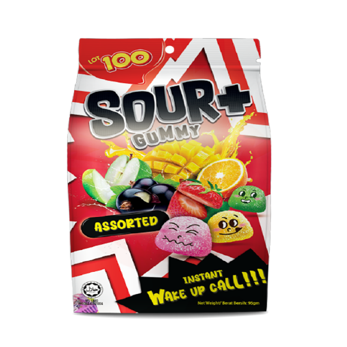 Lot 100 Sour + Gummy - Assorted