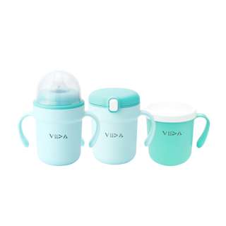 Viida Souffl Stainless Steel 3-Stage Training Cup Set - Gree