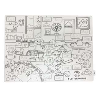 Growing Up 3-Letter Word, Colouring Big Mats 40x30cm Growing Up 3-Letter Word, Colouring Big Mats 40x30cm