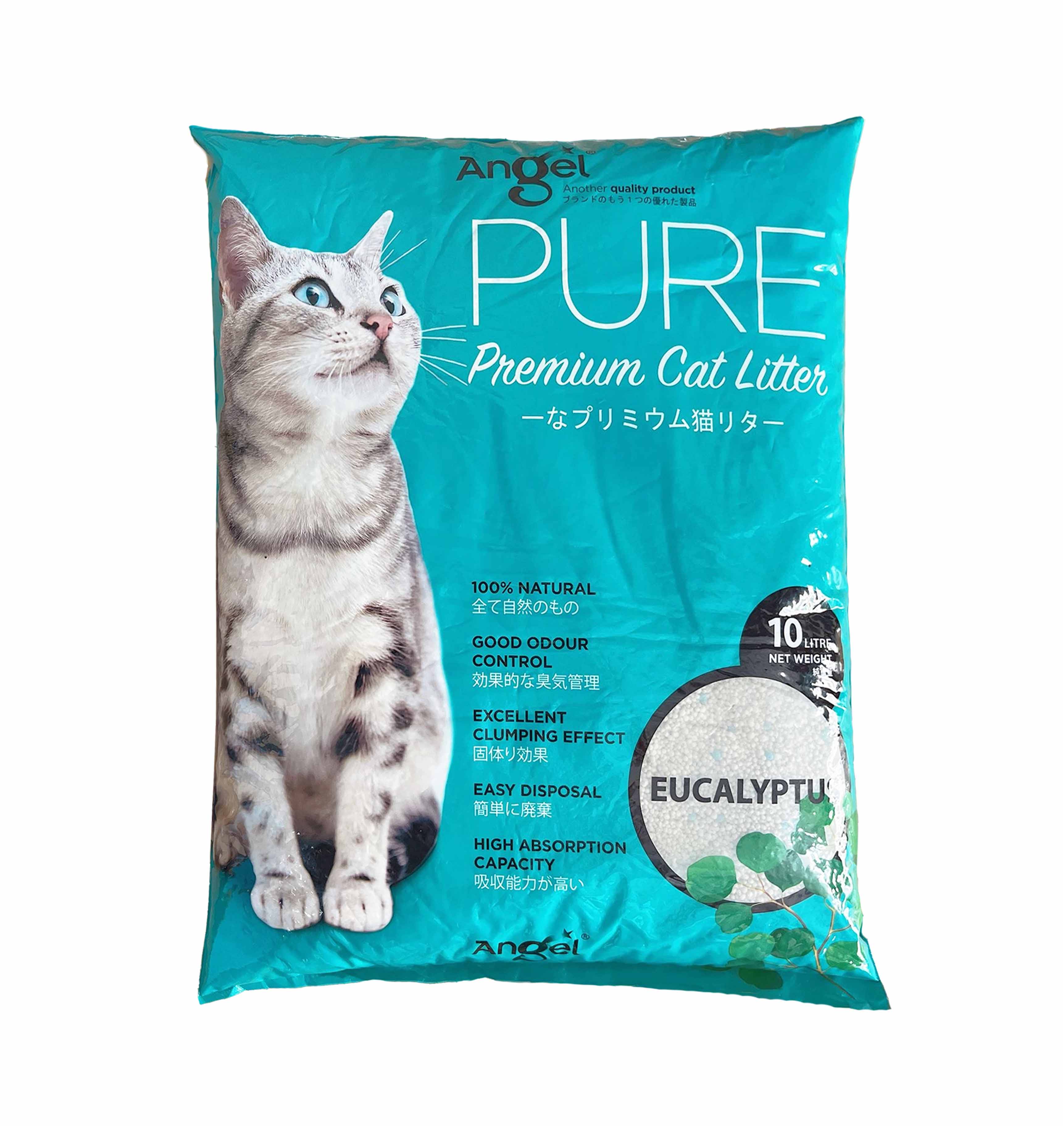 Angel Pure Premium Cat Litter - Eucalyptus Scented