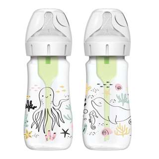 Dr. Brown's 270ml Options+ Wide-Neck PP Baby Bottle - Ocean