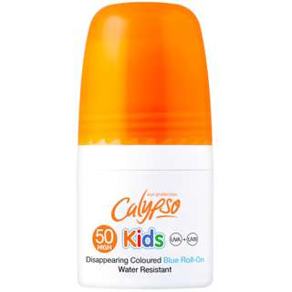 Calypso Kids Disappearing Coloured Blue Roll On SPF50 Calypso Kids Disappearing Coloured Blue Roll On SPF50