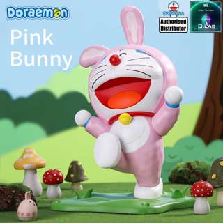 D.LAB Doraemon 30cm Tall Pink Bunny Doll