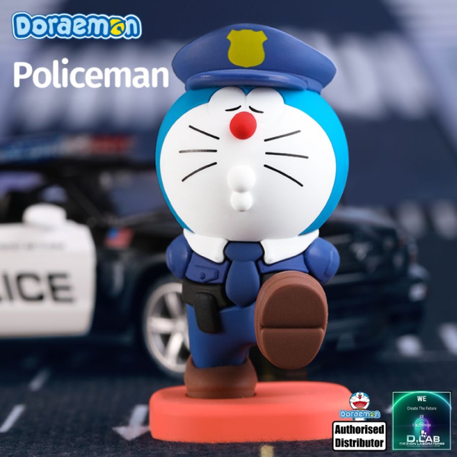 Doraemon Lab D.LAB Doraemon Job Night Light (Police) | NTUC FairPrice