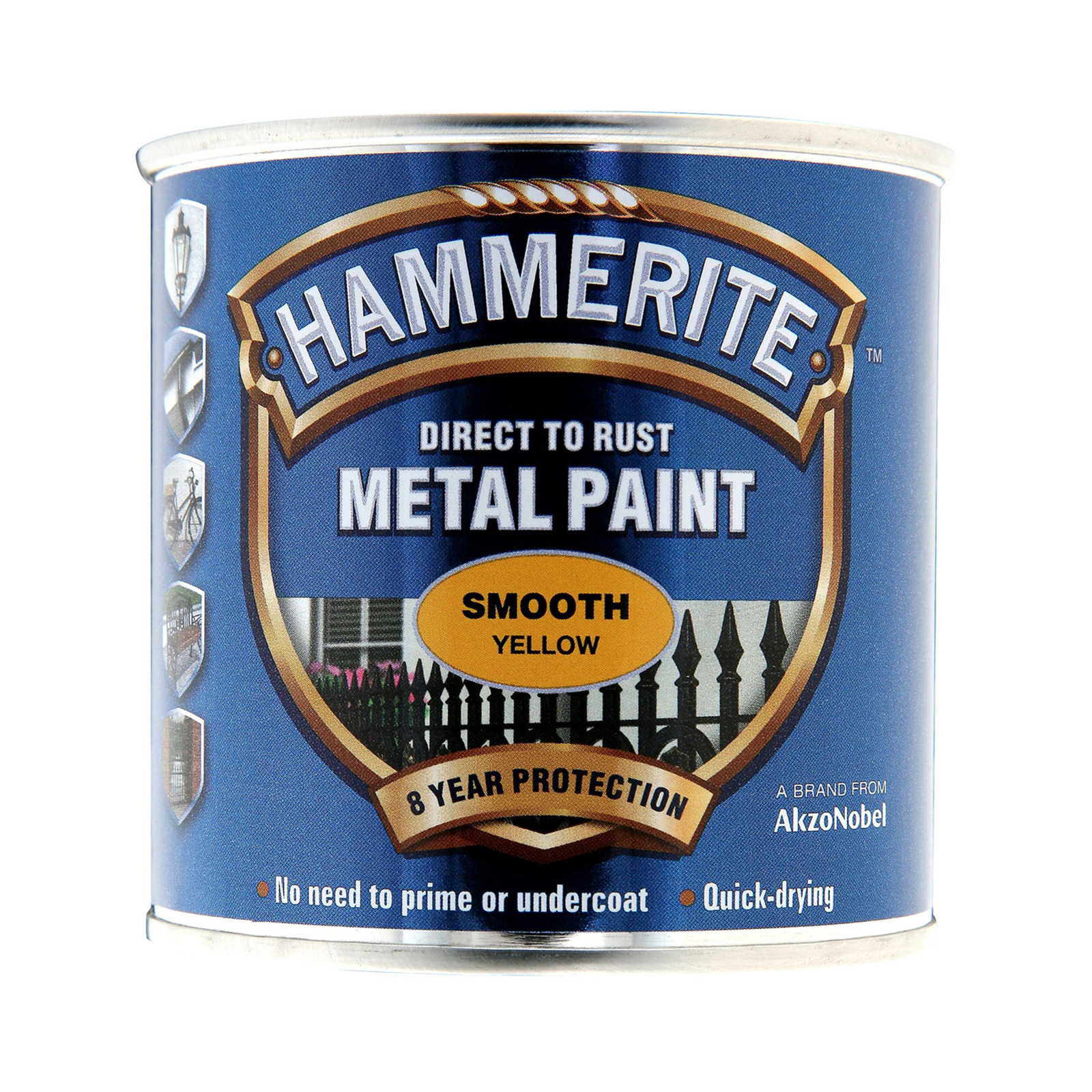 Hammerite Direct to Rust Smooth Yellow Metal Paint NTUC FairPrice