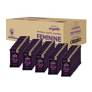 natural & organic Portable Feminine Flushable Wipes 50 packs natural & organic Portable Feminine Flushable Wipes 50 packs