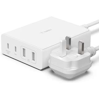 Belkin 108W Usb-C Charger, Gan, 4-Port, 2M Cord