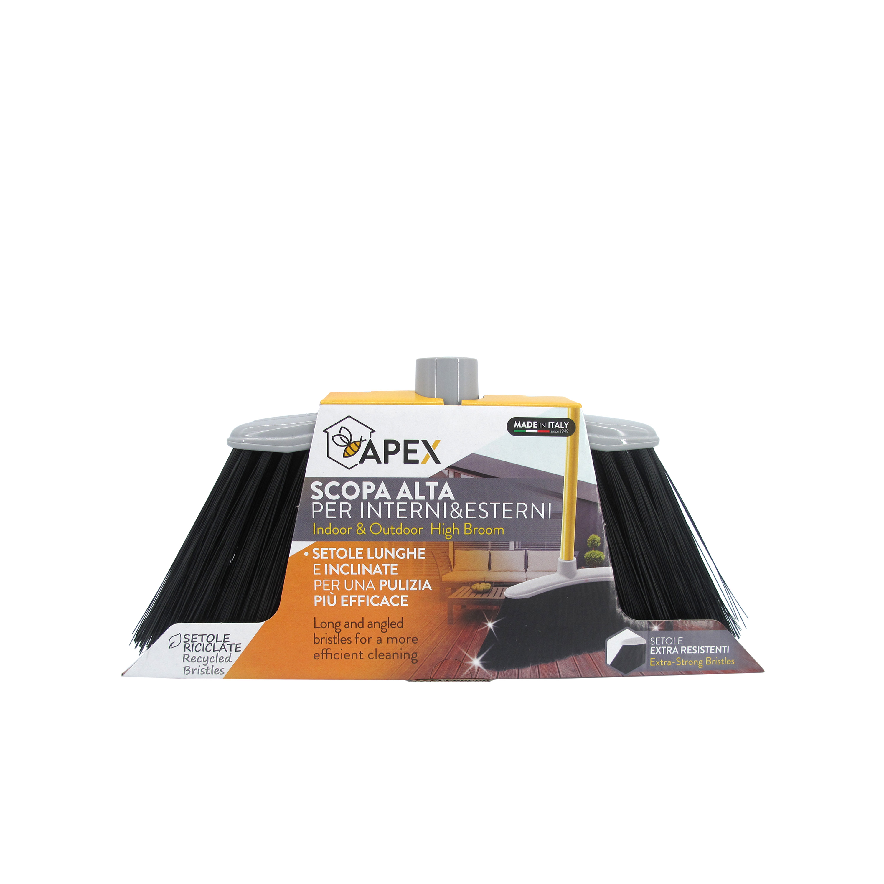 Apex Indoor/Outdoor Broom With Handle | NTUC FairPrice