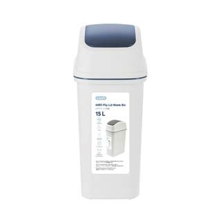 Inochi Flip Lid Waste Bin Blue Inochi Flip Lid Waste Bin Blue