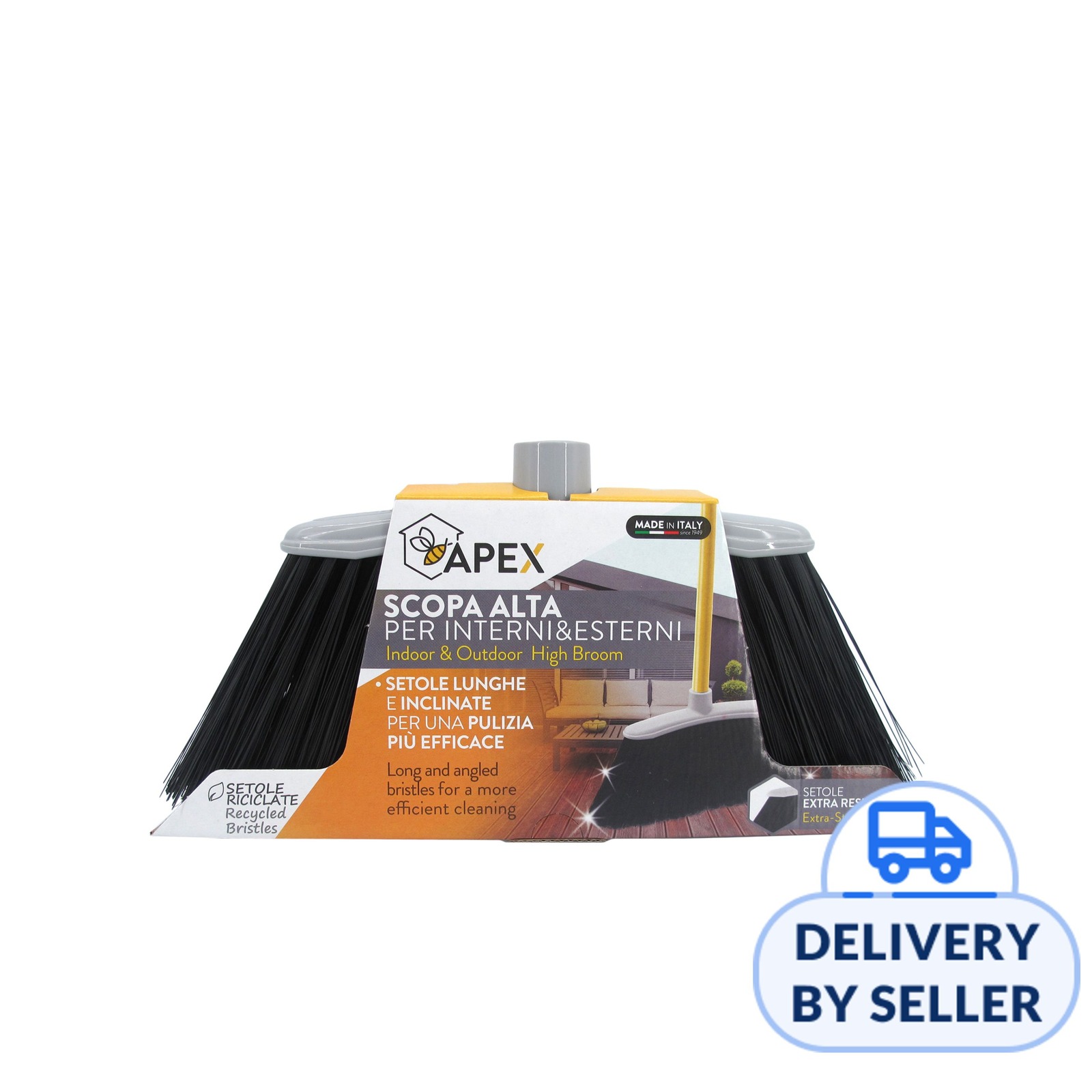 Apex Indoor/Outdoor Broom With Handle | NTUC FairPrice