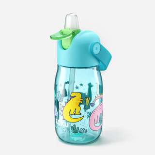 Zoku Kids Flip Straw Bottle - Teal