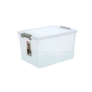 Citylife 30L Stackable Storage Box - Clear Citylife 30L Stackable Storage Box - Clear