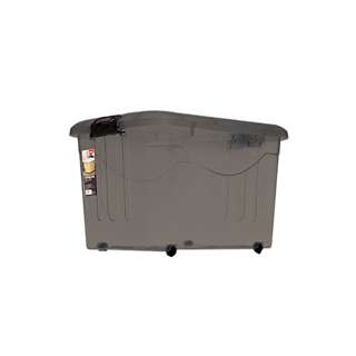 Citylife 30L Storage Box With Wheels - Smokegrey