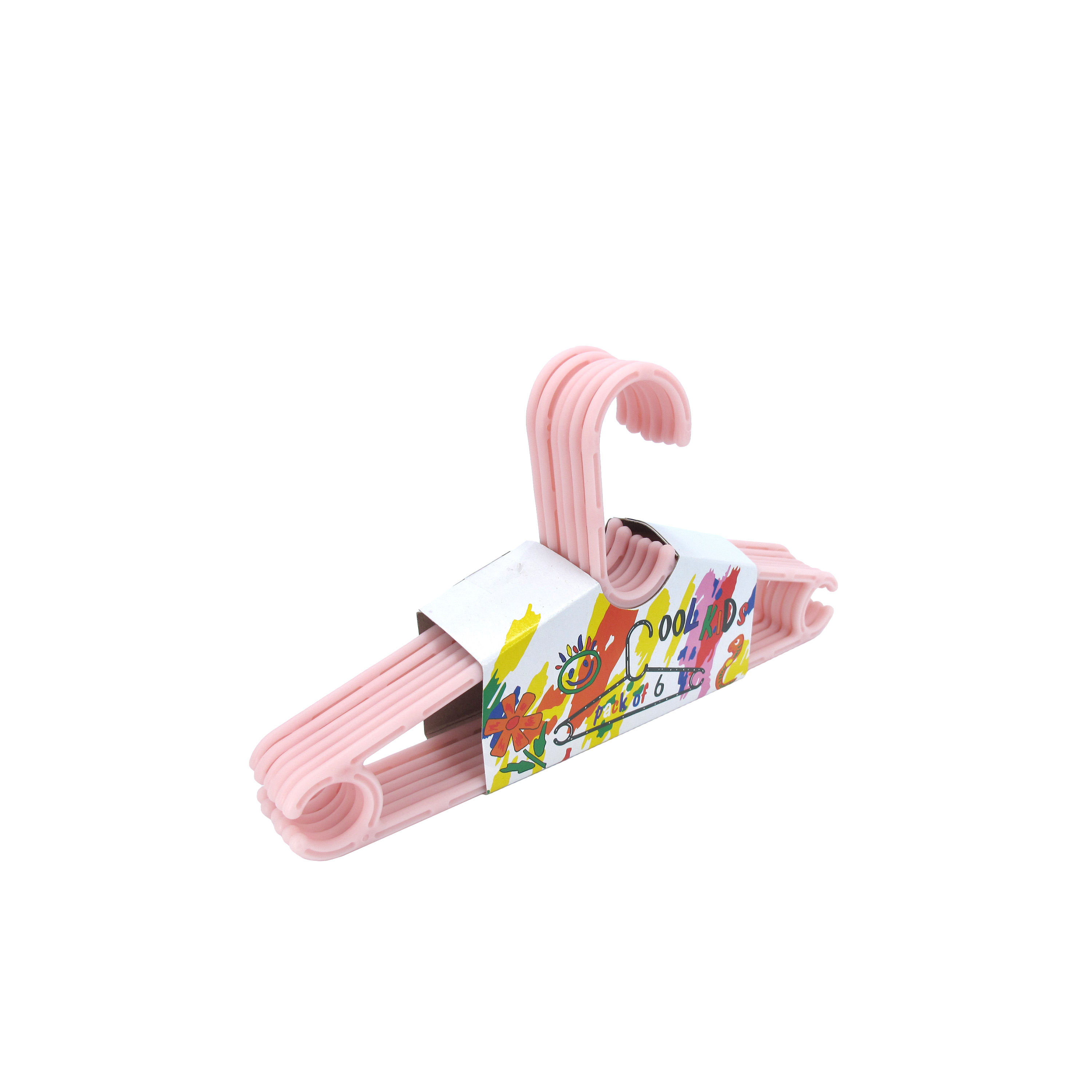 HHTPL Kid Hangers 6 Pieces Pink NTUC FairPrice