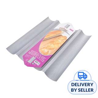 Patisse Baguette Pan Non-Stick Perforated 4 Roll 380 X 330mm