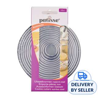 Patisse 14-Piece S/Steel Pastry Cutter Set Plain