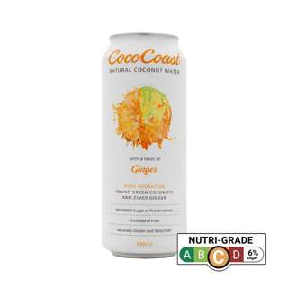 CocoCoast Natural Coconut Water with Ginger