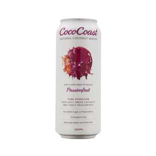 CocoCoast Natural Coconut Water with Passionfruit