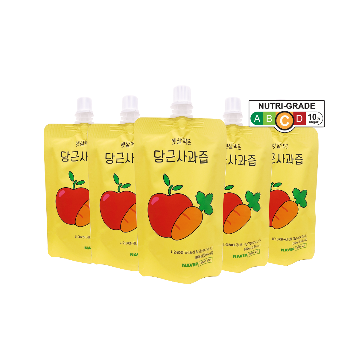 Korea 100% NFC Carrot & Apple Fruit Juice
