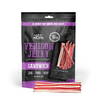 Absolute Holistic Jerky Ingredient Dog Treat Venison Sandwich